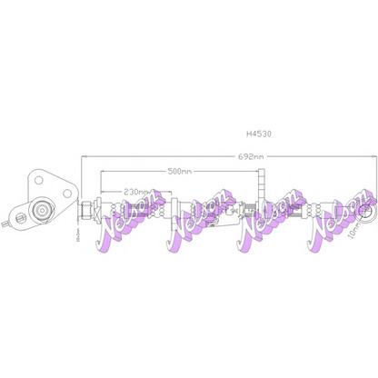 Photo Flexible de frein Brovex-Nelson H4530