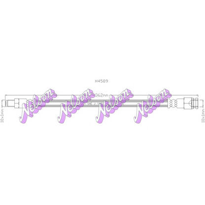 Foto Tubo flexible de frenos Brovex-Nelson H4589