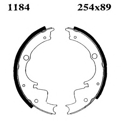 Photo Brake Set, drum brakes BSF 6336