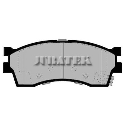 Photo Brake Pad Set, disc brake JURATEK JCP1602