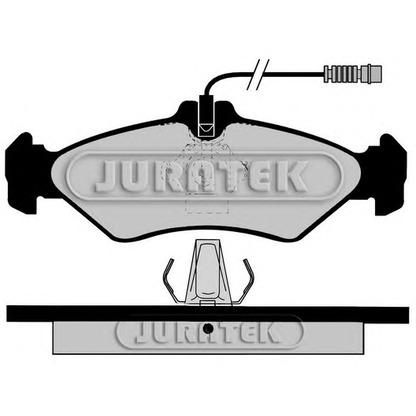 Photo Kit de plaquettes de frein, frein à disque JURATEK JCP1039