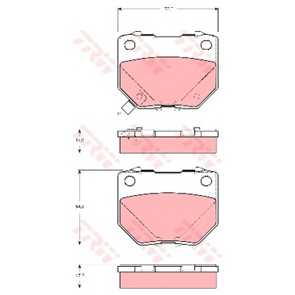 Photo Brake Pad Set, disc brake Dr!ve+ DP1010100282