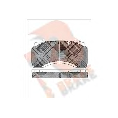 Photo Brake Pad Set, disc brake R BRAKE RB1430