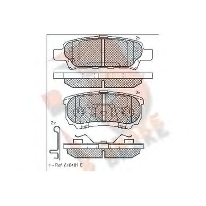 Foto Juego de pastillas de freno R BRAKE RB1746