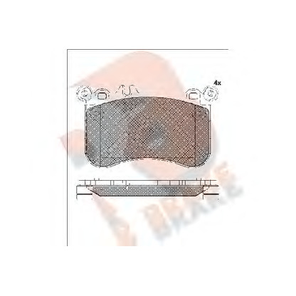 Zdjęcie Zestaw klocków hamulcowych, hamulce tarczowe R BRAKE RB2042