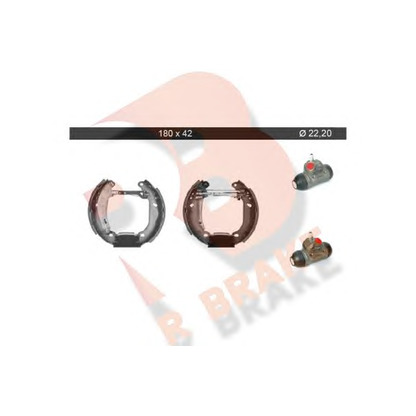 Foto Bremsbackensatz R BRAKE 79RBKT0056