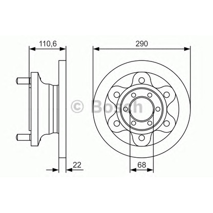 Photo Disque de frein BOSCH 0986479S95