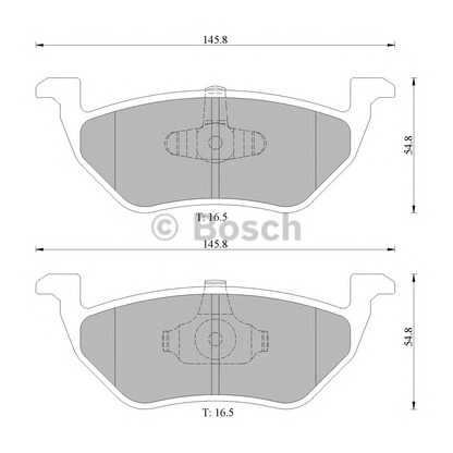 Foto Kit pastiglie freno, Freno a disco BOSCH 0986AB1478