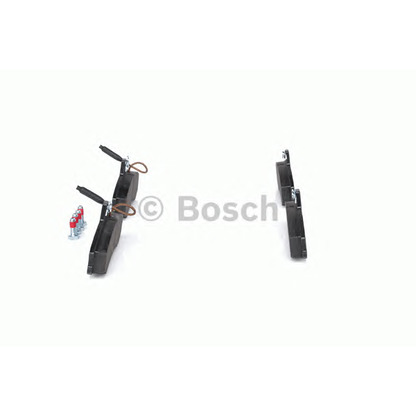 Photo Brake Pad Set, disc brake BOSCH 0986467411