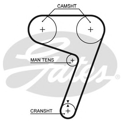 Photo Timing Belt GATES 5279XS