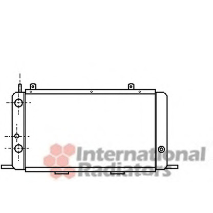 Photo Radiator, engine cooling VAN WEZEL 03002018