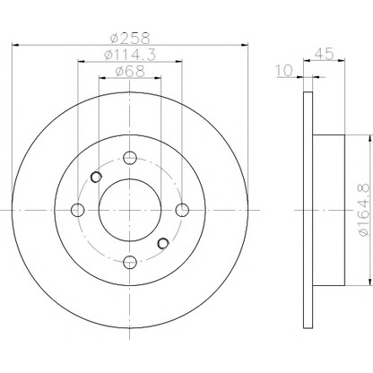 Photo Brake Disc TEXTAR 92056400