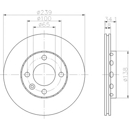 Фото Комплект тормозов, дисковый тормозной механизм TEXTAR 89004100