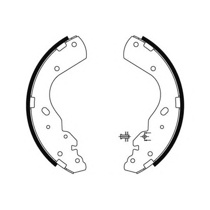 Photo Brake Shoe Set TEXTAR 91063700