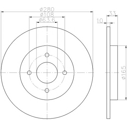 Photo Brake Disc TEXTAR 92172403