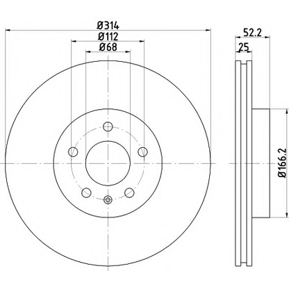 Photo Brake Disc TEXTAR 92159905