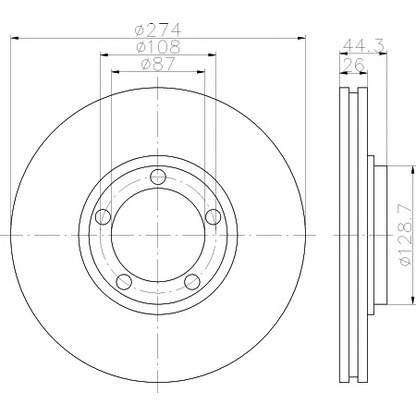 Photo Brake Disc TEXTAR 92221803