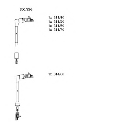 Photo Ignition Cable Kit BREMI 300296