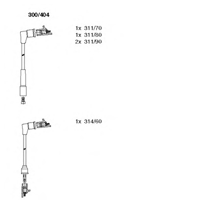 Foto Kit cavi accensione BREMI 300404