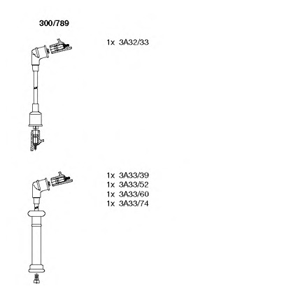 Foto Kit cavi accensione BREMI 300789