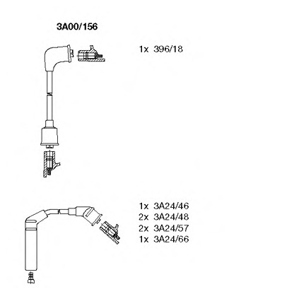 Foto Kit cavi accensione BREMI 3A00156