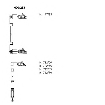 Foto Kit cavi accensione BREMI 600263