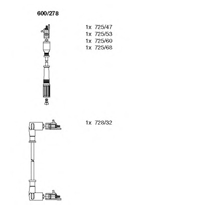 Photo Ignition Cable Kit BREMI 600278