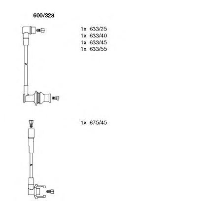 Foto Kit cavi accensione BREMI 600328