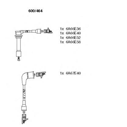 Photo Ignition Cable Kit BREMI 600464