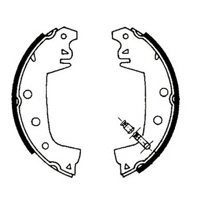 Photo Brake Shoe Set JURID 361077J