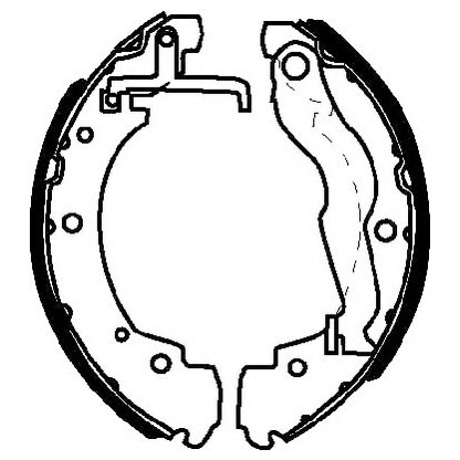 Photo Brake Shoe Set JURID 361414J