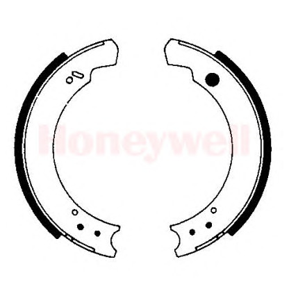 Photo Brake Shoe Set BENDIX 361348B