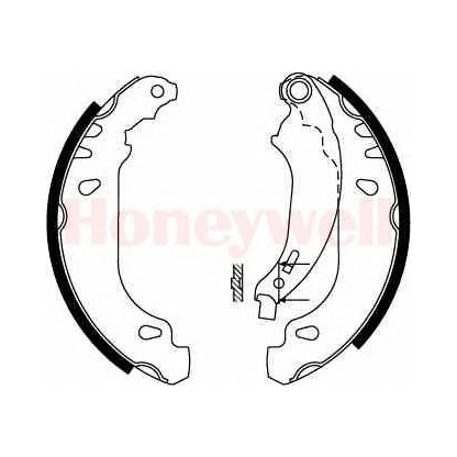 Photo Brake Shoe Set BENDIX 362373B