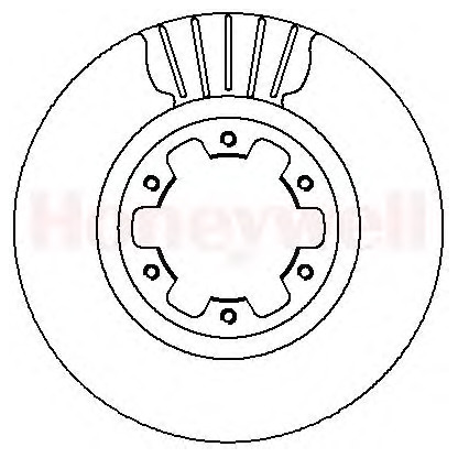 Photo Brake Disc BENDIX 562279B