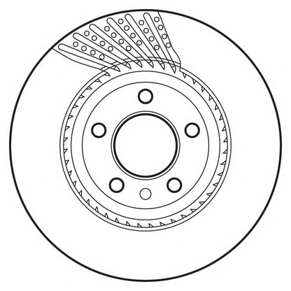 Foto Disco de freno BENDIX 562616BC