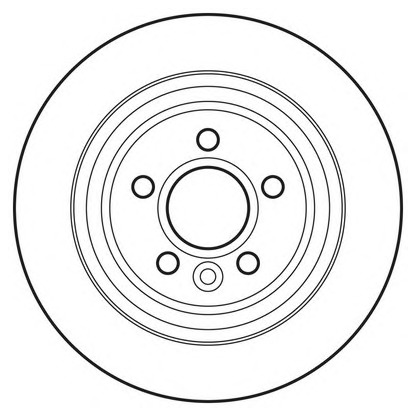 Photo Brake Disc BENDIX 562741BC