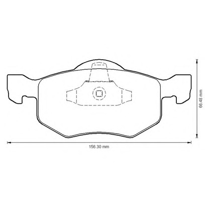 Фото Комплект тормозных колодок, дисковый тормоз BENDIX 572503B