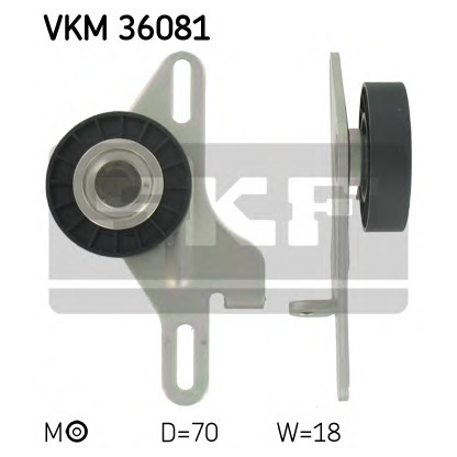 Zdjęcie Rolka napinacza, pasek klinowy wielorowkowy SKF VKM36081