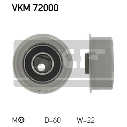 Foto Spannrolle, Zahnriemen SKF VKM72000