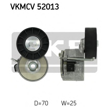 Photo Deflection/Guide Pulley, v-ribbed belt SKF VKMCV52013