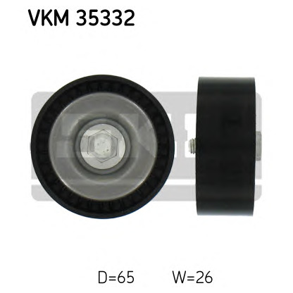 Photo Deflection/Guide Pulley, v-ribbed belt SKF VKM35332