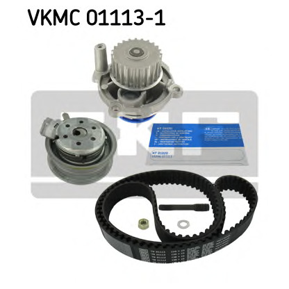 Photo Pompe à eau + kit de courroie de distribution SKF VKMC011131
