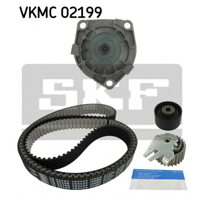 Photo Pompe à eau + kit de courroie de distribution SKF VKMC02199