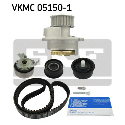 Foto Pompa acqua + Kit cinghie dentate SKF VKMC051501