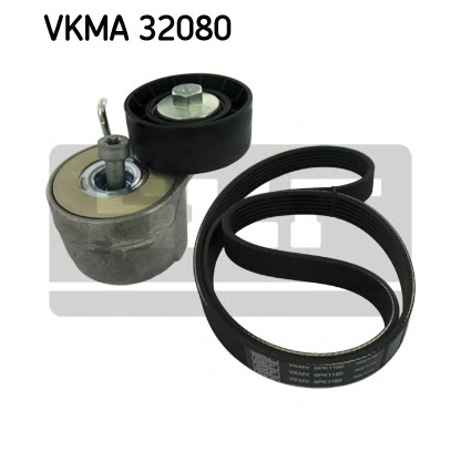 Photo V-Ribbed Belt Set SKF VKMA32080
