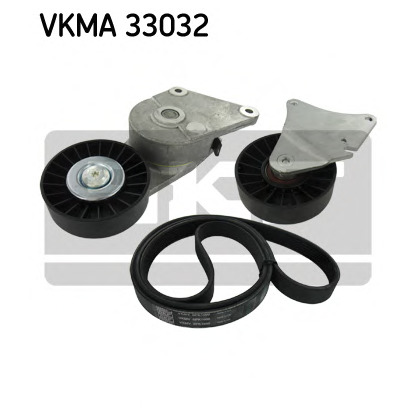 Photo V-Ribbed Belt Set SKF VKMA33032