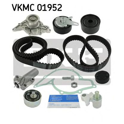 Photo Pompe à eau + kit de courroie de distribution SKF VKMC01952