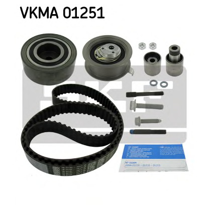 Photo Timing Belt Kit SKF VKMA01251