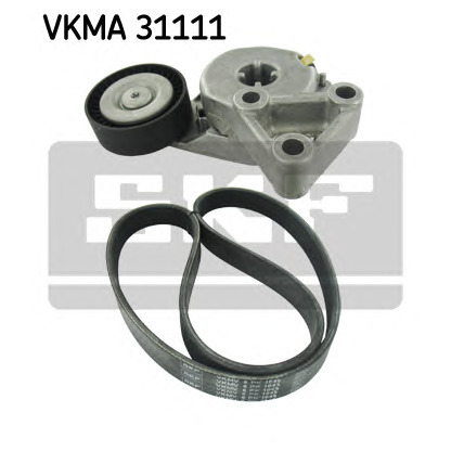 Photo V-Ribbed Belt Set SKF VKMA31111