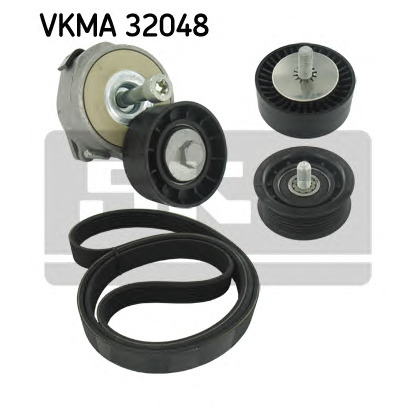 Photo V-Ribbed Belt Set SKF VKMA32048